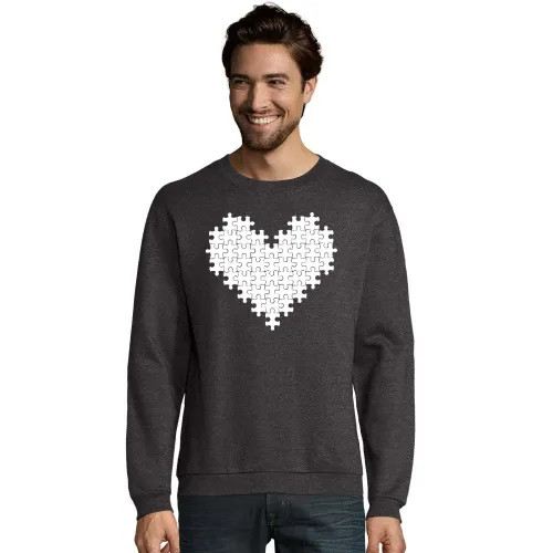 Puzzle Herz Sweat Männer Spider