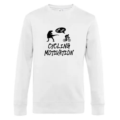 Radfahrer Dino TRex Motivation Mountainbiker Sweat Männer King Crew Neck