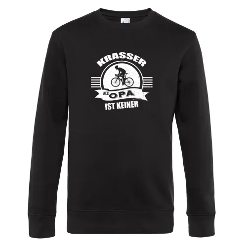 Radfahrer Großvater Krasser Opa MTB Biker Geschenk Sweat