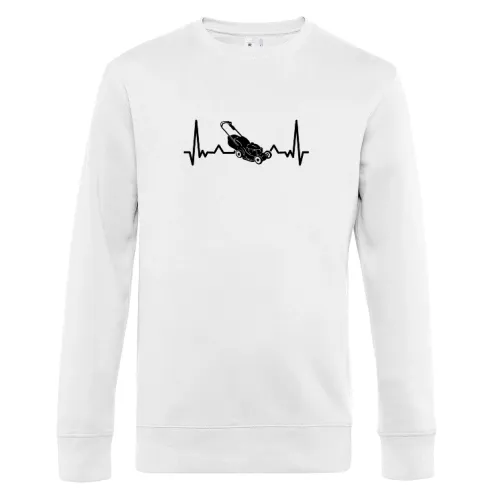 Rasenmäher Herzschlag Rasenmähen EKG Mäher Puls Männer Sweat