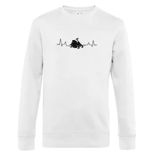 Rasentraktor Rasenmäher EKG Benzinrasenmäher Puls Männer Sweat