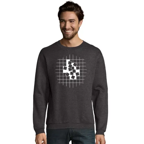 Raster durcheinander Männer Sweat