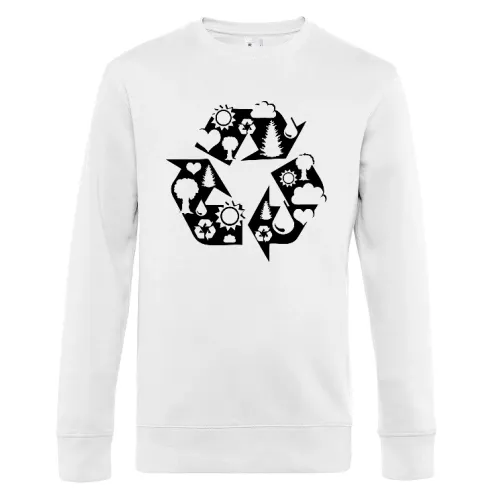 Recycling Männer Sweat