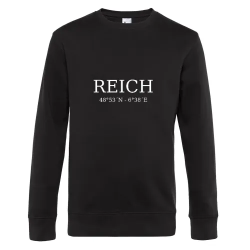 Reich Koordinaten Sweat Männer King Crew Neck