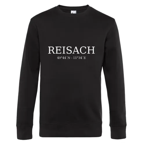 Reisach Koordinaten Sweat Männer King Crew Neck