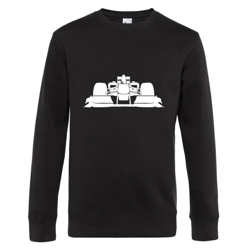 Rennauto Auto front Sweat Männer King Crew Neck
