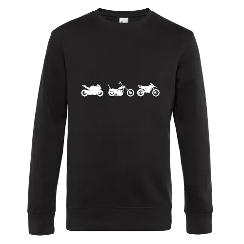 Rennmotorrad Chopper Enduro Cross Männer Sweat Rennmotorrad Chopper Enduro Cross Sweat