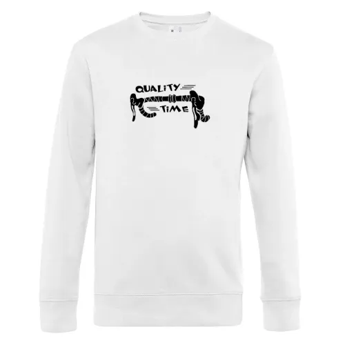 Rennrad Quality Time - Radfahrer Roadbike Lenker Sweat Männer King Crew Neck