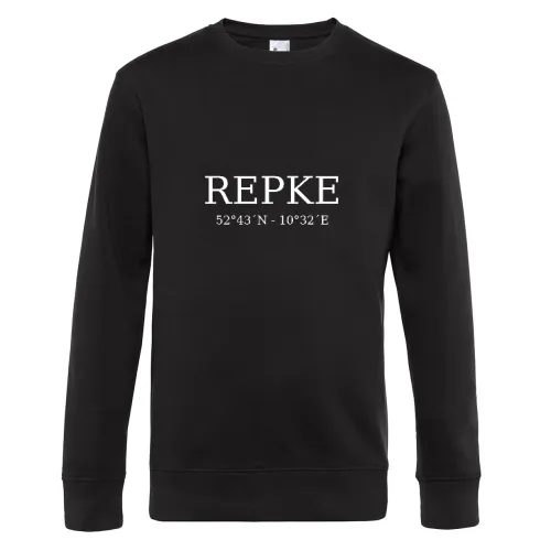 Repke Koordinaten Sweat Männer King Crew Neck