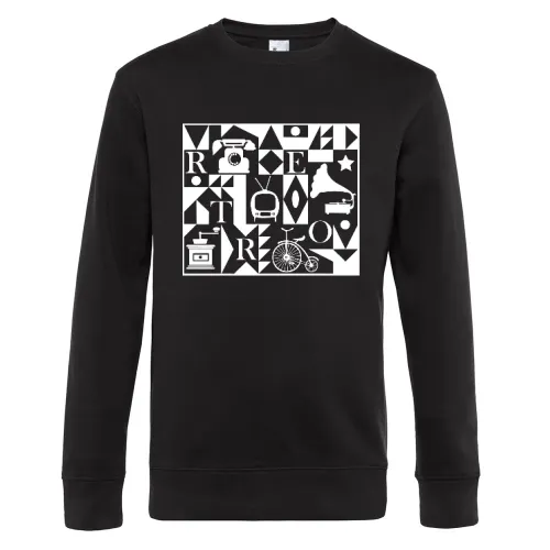 Retro Sweat Männer King Crew Neck