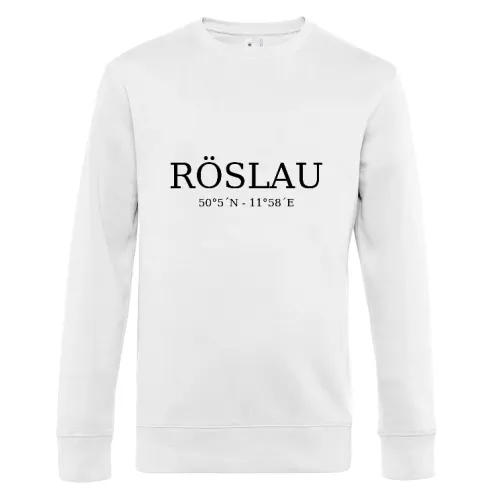 Röslau Koordinaten Sweat Männer King Crew Neck