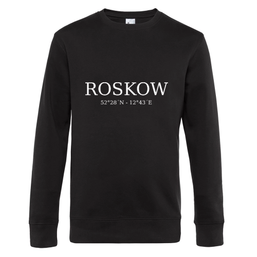 Roskow Koordinaten Sweat Männer King Crew Neck