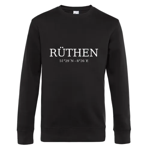 Rüthen Koordinaten Sweat Männer King Crew Neck