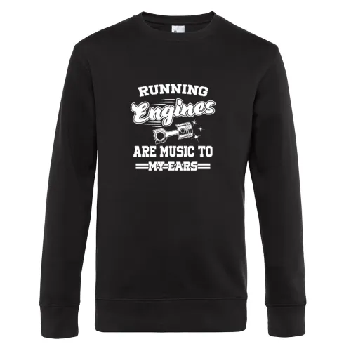 Running Engines Are Music - Kfz Mechaniker Männer Sweat Running Engines Are Music - Kfz Mechaniker Sweat
