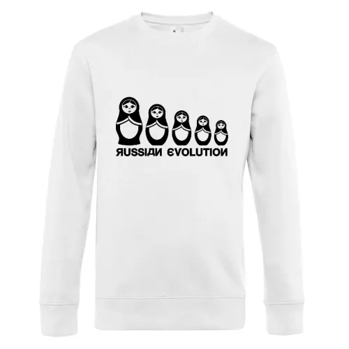 Russische Matroschka Evolution Sweat Männer King Crew Neck