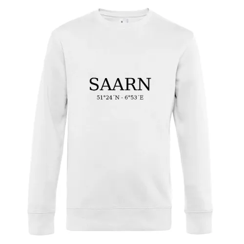 Saarn Koordinaten Sweat Männer King Crew Neck
