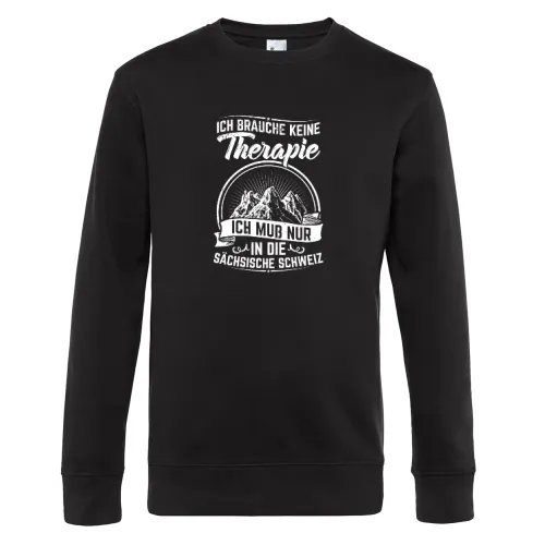 Sächsische Schweiz Wandern Trekking Wanderer Hiken Sweat Männer King Crew Neck