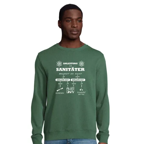 Sanitäter Anleitung Notfallsanitäter Checkliste Männer Sweat
