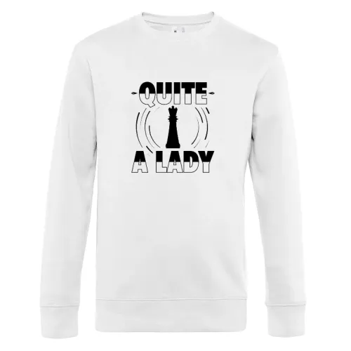 Schach Quite A Lady Schachspieler Dame Schachmatt Männer Sweat