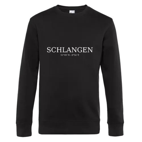 Schlangen Koordinaten Sweat Männer King Crew Neck