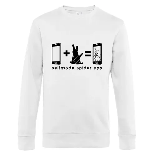 selfmade spider app Sweat Männer King Crew Neck