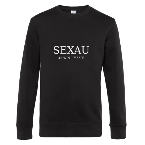 Sexau Koordinaten Sweat Männer King Crew Neck