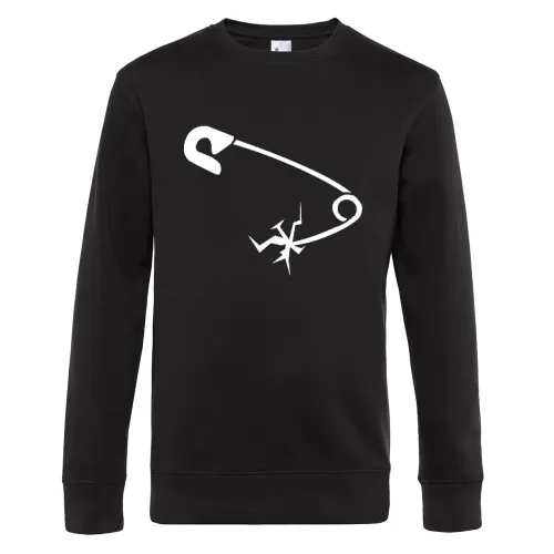 Sicherheitsnadel steckt in dir Sweat Männer King Crew Neck