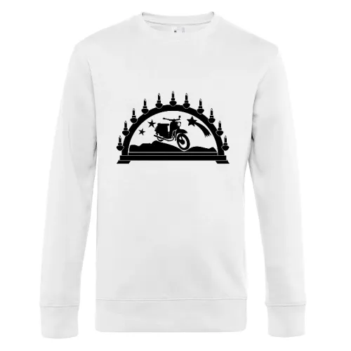 Simson Schwalbe im Schwibbogen Sweat Männer King Crew Neck