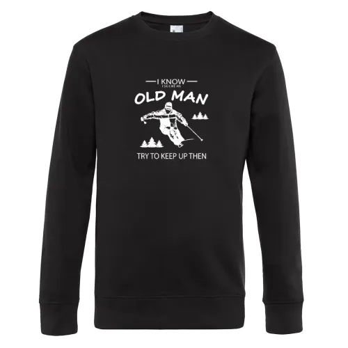 Ski like an Old Man - Skifahrer Rente Sweat Männer King Crew Neck