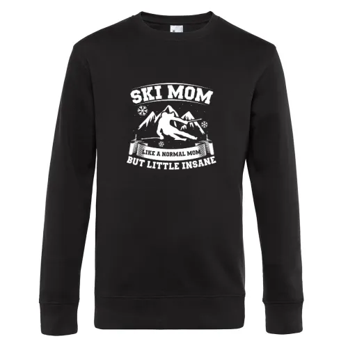 Ski Mom Little Insane Skifahrer Skifahren Männer Sweat Ski Mom Little Insane Skifahrer Skifahren Sweat