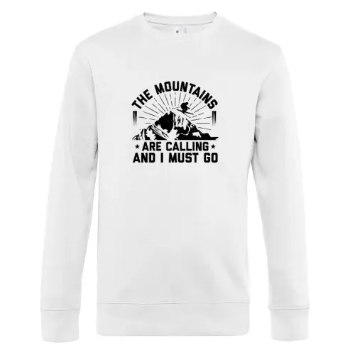 Ski Mountains Are Calling - Skifahrer Geschenk Sweat Männer King Crew Neck
