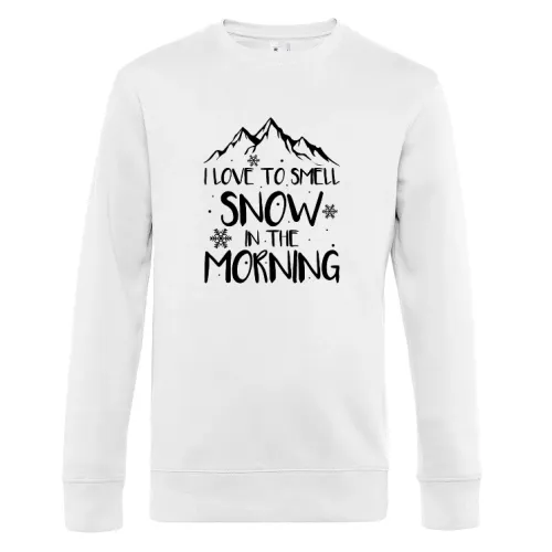 Ski Skifahrer Snowboarder Love Snow Wintersport Sweat Männer King Crew Neck