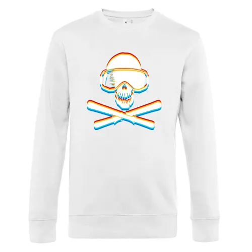 Ski Skulls mit Farbe 3D Sweat