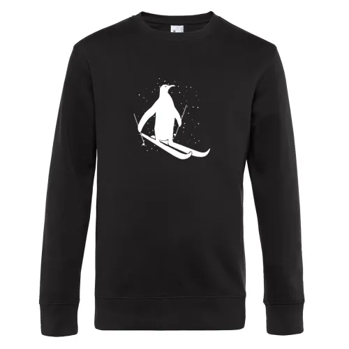 Skifahrer Pinguin Apres Ski Skiurlaub Skipiste Sweat