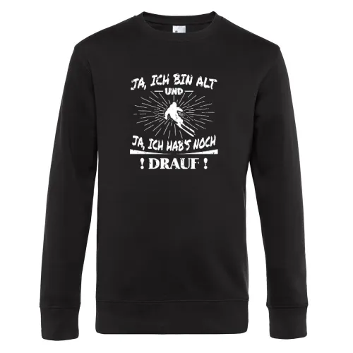 Skifahrer Ski Opa, Vater hat es drauf Sweat Männer King Crew Neck