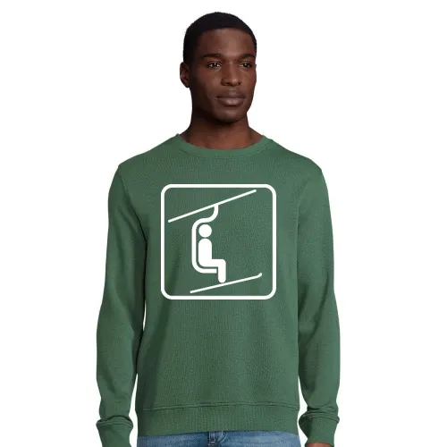 Skilift Symbol Sweat Männer Comet Bio