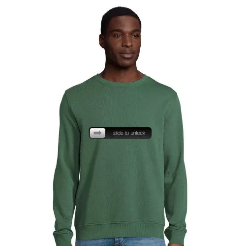 slide to unlock Männer Sweat