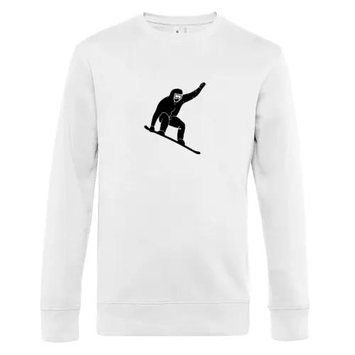 Snowboard Snowboarder Sprung Jump Trick Sweat
