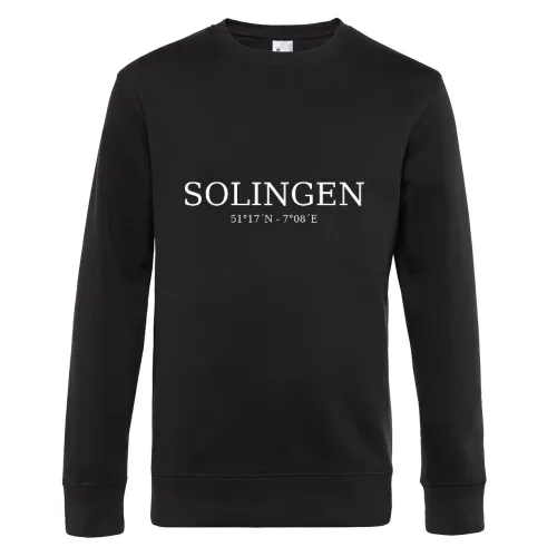 Solingen Koordinaten Sweat Männer King Crew Neck