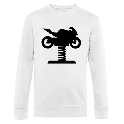 Spielplatzmotorrad zum Wackeln mit Feder Männer Sweat Spielplatzmotorrad zum Wackeln mit Feder Sweat