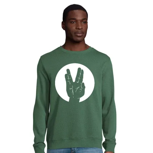Spock Vulkanier Gruß Kreis Männer Sweat