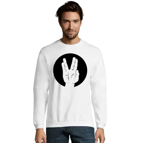 Spock Vulkanier Gruß Kreis Männer Sweat