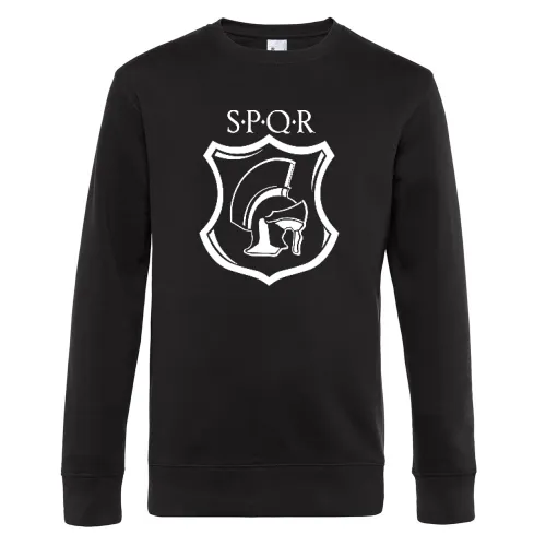 SPQR Römischer Helm auf Wappen Männer Sweat