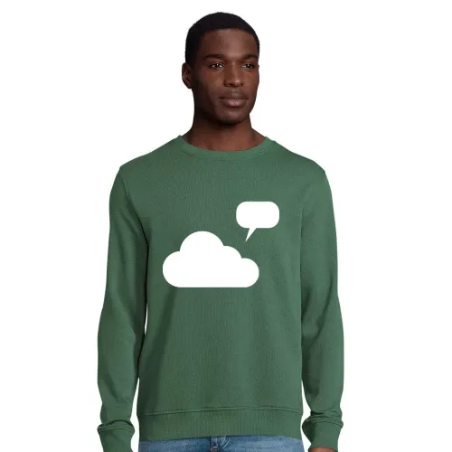 sprechende Wolke Sweat Männer Comet Bio