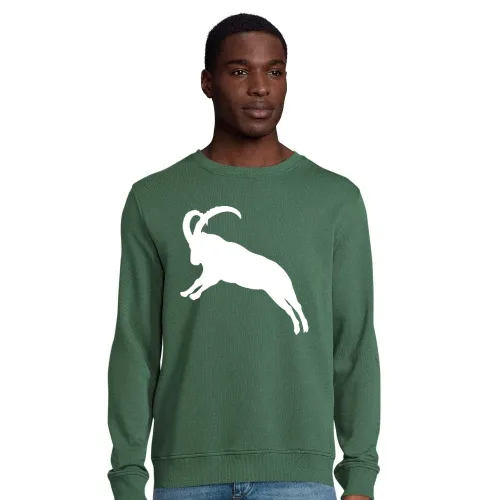 springender Steinbock Männer Sweat