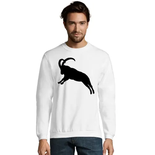 springender Steinbock Männer Sweat