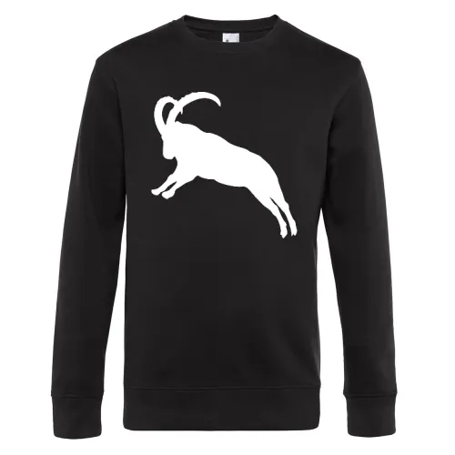 springender Steinbock Männer Sweat