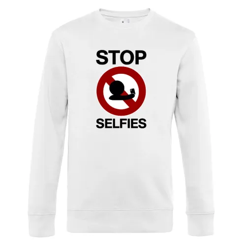 stop selfies Verbotsschild Sweat