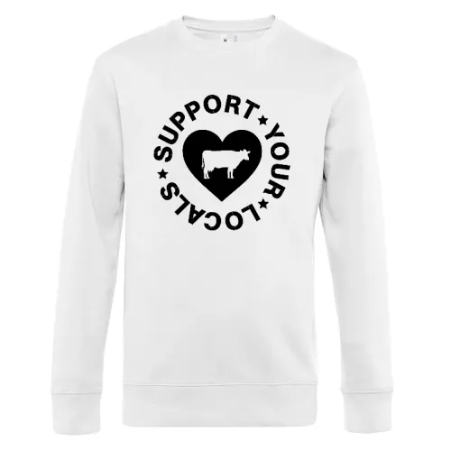Support your Locals Kuh T-Shirt Männer Sweat Support your Locals Kuh T-Shirt Sweat