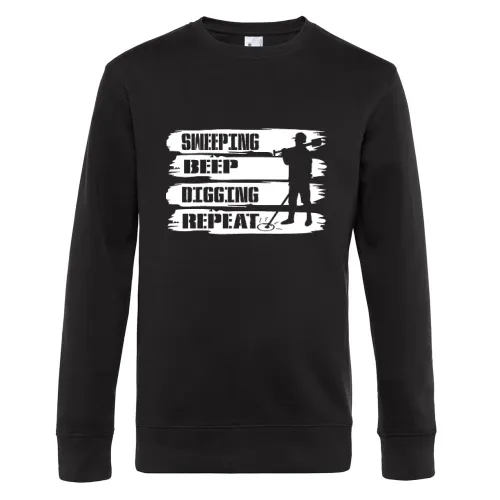 Sweeping Beep Digging Repeat Sondeln Sondler Männer Sweat